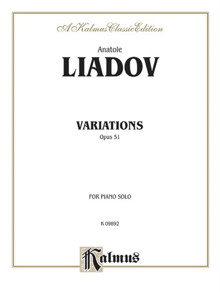 Variations sur un theme populaire Polonais, Op. 51